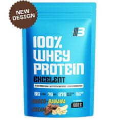 BODY NUTRITION Excelent 100% Whey Proteín 1000g-čokoláda banán od BODY NUTRITION
