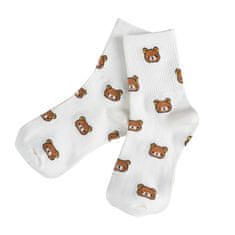 GFT Ponožky s medvedíkmi - biele