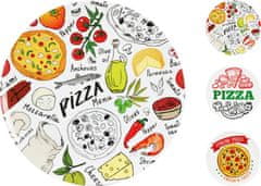 EXCELLENT Pizza tanier 33 cm design PIZZA zelená