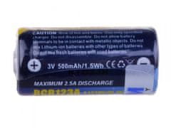 Avacom Nabíjací fotobatéria CR123A, CR23, DL123A Li-Fe 3V 500mAh 1.5Wh