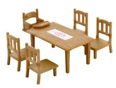 Sylvanian Families Nábytok - jedálenský stôl so stoličkami 2933