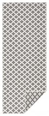 NORTHRUGS Kusový koberec Twin-Wendeteppiche 103126 grau creme – na von aj na doma 80x150