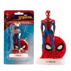 Dekora Tortová figúrka Spiderman so sviečkou 9cm