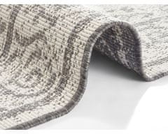 NORTHRUGS Kusový koberec Twin Supreme 103870 Grey / Cream – na von aj na doma 80x150