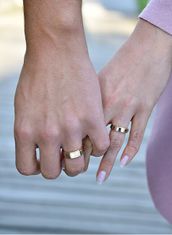 Beneto Pánsky bicolor prsteň z ocele SPP05 (Obvod 72 mm)