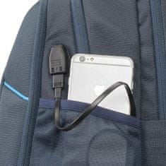 RivaCase Špeciálny batoh na notebook a herné príslušenstvo 17,3", modrý 7861-DBU