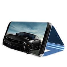 MG Clear View knižkové púzdro na Samsung Galaxy S20 Ultra, strieborné