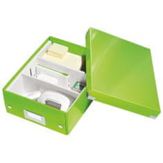 LEITZ Škatuľa CLICK & STORE WOW malá organizačné, zelená 