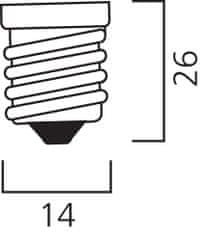Diolamp LED Filament Candle žiarovka číra C35 6W/230V/E14/4000K/770Lm/360°