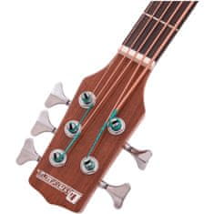 Dimavery AB-455, elektroakustická basgitara päťstrunová, prírodná