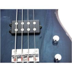 Dimavery SB-201, elektrická basgitara, blueburst