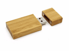 CTRL+C Drevený USB hranol, bambus carbon, 128 GB, USB 3.0 / 3.1