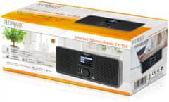 Internetové stereo rádio (TX-153), čierna