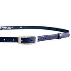 Penny Belts Dámsky kožený opasok 15-2-56 dark blue (Dĺžka opasku 85 cm)