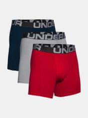 Under Armour Boxerky UA Charged Cotton 6in 3 Pack-RED L
