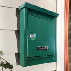 Timeless Tools Kovová poštová schránka, 2 farby- zelená
