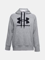 Under Armour Mikina Rival Fleece Logo Hoodie-GRY S