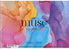 SHKOLYARYK Skicák, náčrtník "Aquarelle Muse", A4, 20 listov, 220 g, PB-SC-020-313