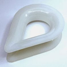 Očnica plastová (polyamid) biela 12 mm 12 mm 5 ks