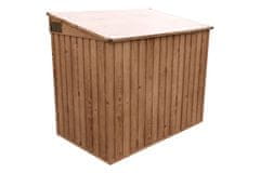DURAMAX Úložný box na popolnice 154,2 x 96 cm x 130,5 cm - imitácia dreva 74045