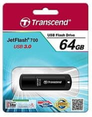 Transcend JetFlash 700 64GB (TS64GJF700), čierny