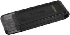 Kingston DataTraveler 70 - 128GB, čierna, (DT70/128GB)