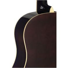 Stagg SA35 DS-VS LH, akustická gitara typu Slope Shoulder Dreadnought, ľavoruká