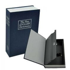 Timeless Tools Bezpečnostná krabica v tvare knihy- modrá