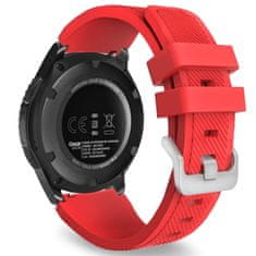 BStrap Silicone Sport remienok na Xiaomi Watch S1 Active, red