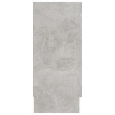 Vidaxl Vitrína, betónovo sivá 120x30,5x70 cm, drevotrieska