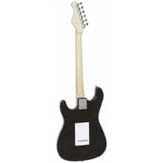 Dimavery ST-203, elektrická gitara, čierna