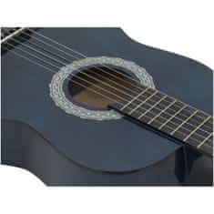 Dimavery AC-303, klasická gitara 3/4, modrá