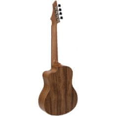 Dimavery UK-200, elektroakustické tenorové ukulele, prírodné