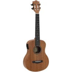 Dimavery UK-300, elektroakustické tenorové ukulele, prírodné