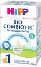 HiPP 1 BIO Combiotik Počiatočná mliečna dojčenská výživa 500 g