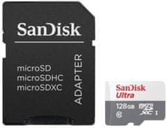 Ultra microSDXC 128GB 100MB/s + adaptér (SDSQUNR-128G-GN3MA)