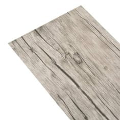 Vidaxl Samolepiace podlahové dosky z PVC 5,21 m2 2 mm vyblednutý dub