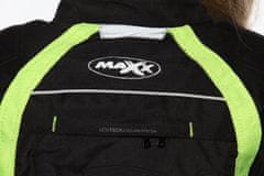 MAXX NF 2400 Dámska textilná bunda čiernozelená reflexná L