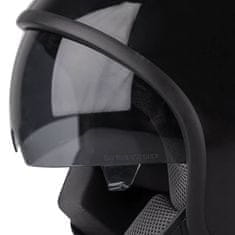 W-TEC Helma na skúter FS-710S Revolt Black Farba Čierna s hviezdou, Veľkosť XS (53-54)