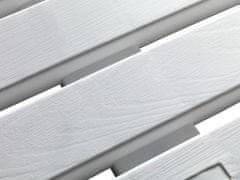 protismyku Biely plastový sprchový rošt OUTDOOR, 55 x 55 cm, WENKO