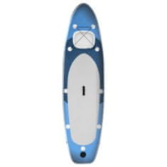 Vidaxl Nafukovací Stand up paddleboard morská modrá 300x76x10 cm