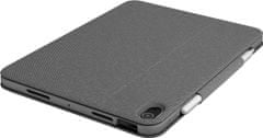 Logitech ochranný kryt s klávesnicí Folio Touch pro Apple iPad Air (4. generace), UK (920-009968), šedá