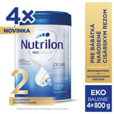 Nutrilon Profutura CESARBIOTIK 2 dojčenské mlieko 4x800 g 6+