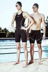 Michael Phelps Dievčenské závodné plavky MPulse čierna 8Y (128 cm)