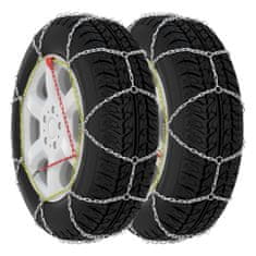Vidaxl Snehové reťaze na pneumatiky 2 ks 9 mm, KN110