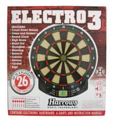 Harrows Elektronický šípkový terč ELEKTRO 3 pre 8 hráčov 5207