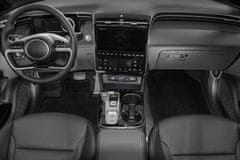 J&J Automotive PREMIUM BLACK autokoberce velúrové pre Fiat 500e electric 2020-vyššie 4ks