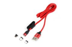 AMIO Multikábel USB Lightning/USB C/micro USB 100cm UC-08