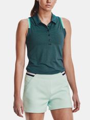 Under Armour Tielko UA Zinger Point Slvls Polo-NVY L