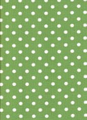 HAMAVISS textil  HAMAVISS obrus – zelená s bodkami 120×160 cm